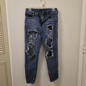 Aeropostale Distressed Mom Jeans